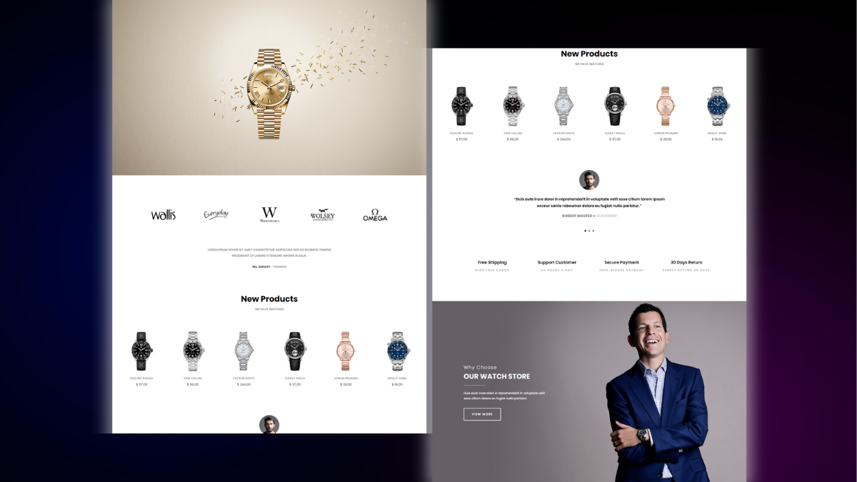 Home Page – Watch Shop