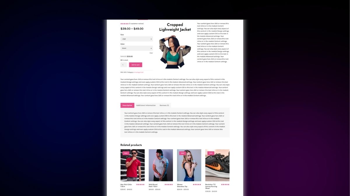 Product Pages – Product Page 103