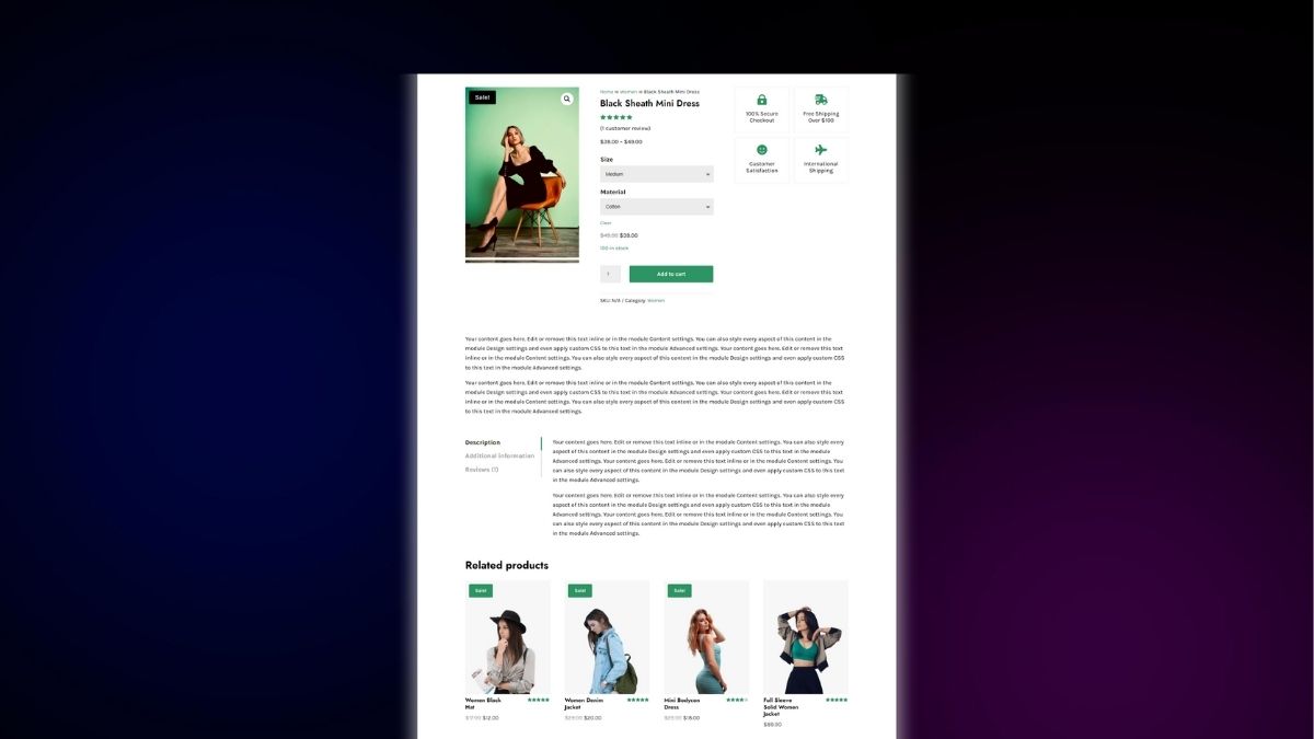 Product Pages – Product Page 104