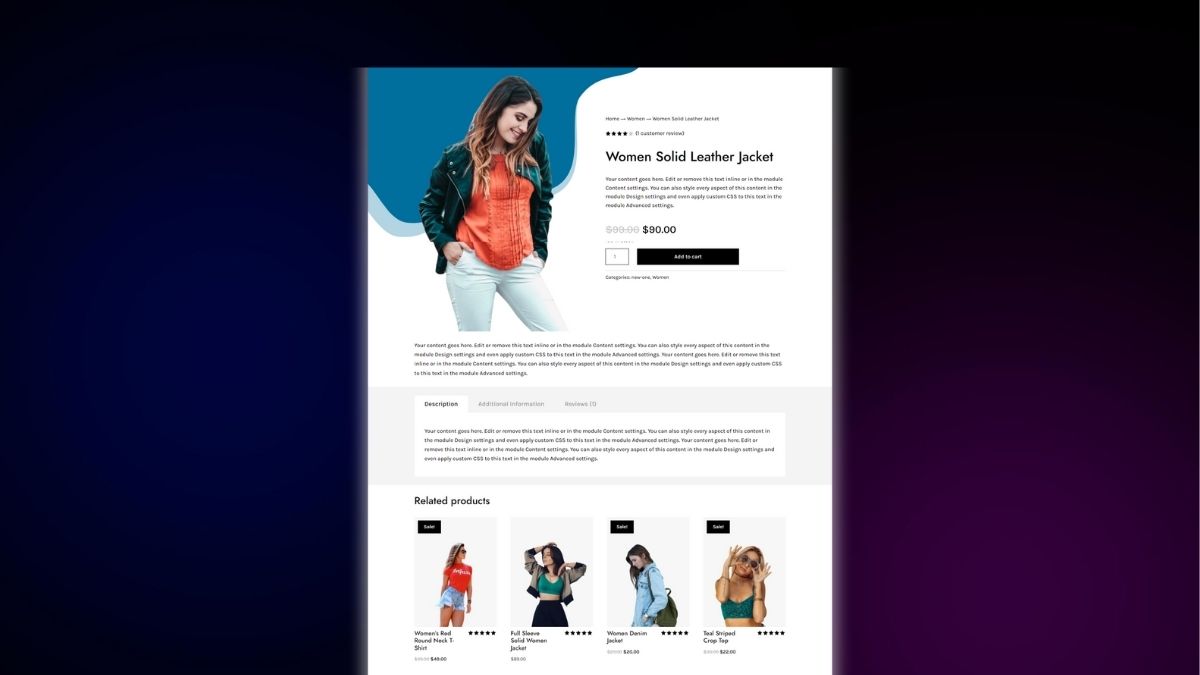 Product Pages – Product Page 95