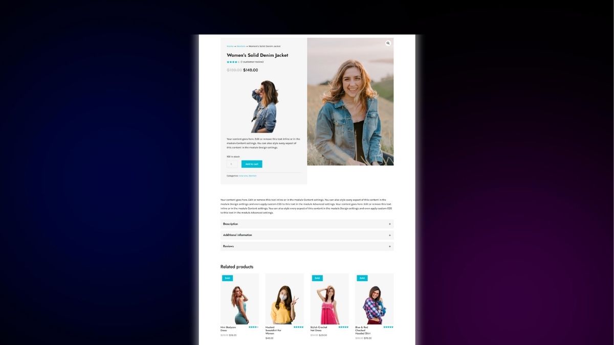 Product Pages – Product Page 96