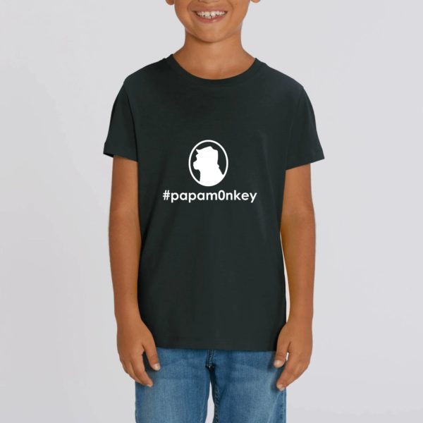 T-shirt Enfant Hashtag papam0nkey