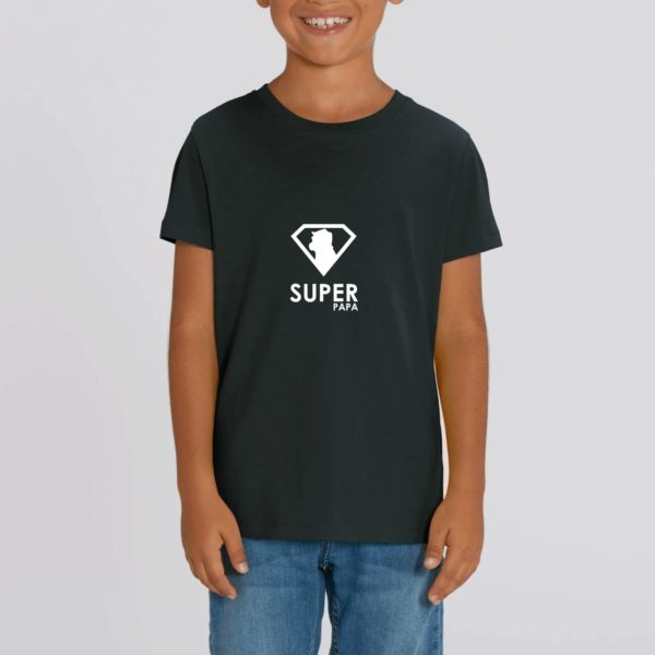 T-shirt Enfant 100% coton bio – Super papa