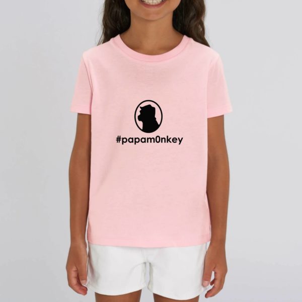 T-shirt Enfant Hashtag papam0nkey