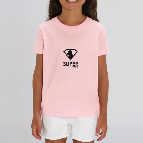 T-shirt Enfant 100% coton bio – Super papa