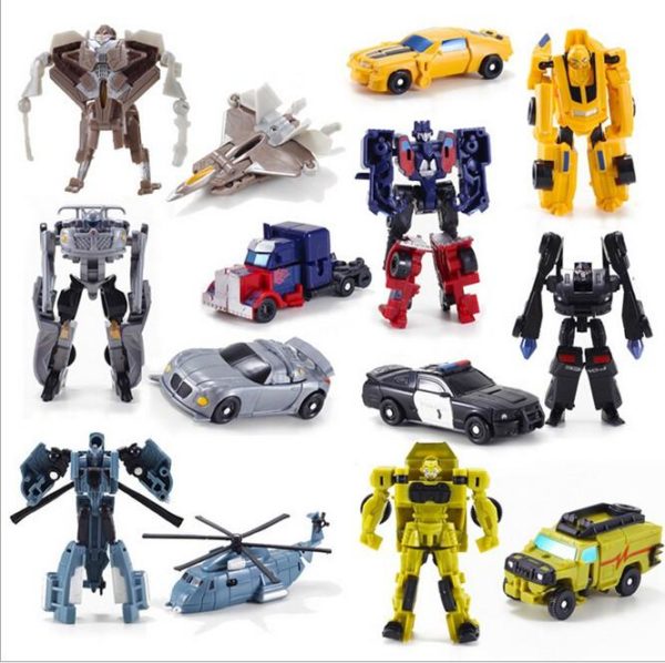 Robot Transformers Figurine En Plastique (7 - 8 Cm) - Livraison Gratuite !