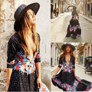 Maxi Robe Bohémienne Minute Mode