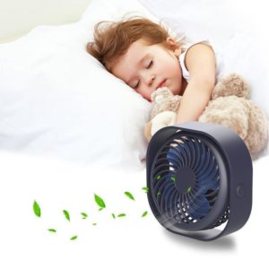 Ventilateur De Refroidissement Portable : Fournit Un Flux D'air Plus Fort Et Plus Frais - Bleu