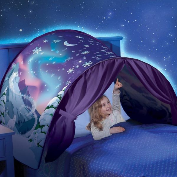 Kids Tents Baby Pop Up Bed Tent Cartoon Snowy Foldable Playhouse Comforting At Night Sleeping Outdoor 1024x1024 aa5cb234 f374 49cf b4c4 a7a59a68006b MyTente : Transforme le Lit de Votre Enfant en un Monde Féerique