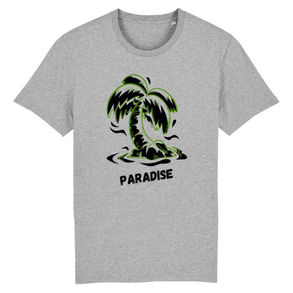 T-shirt designer Gary Jay Jr - PARADISE - 100 % coton Bio