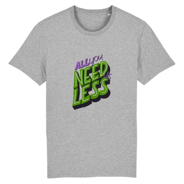 T-shirt Artiste designer Hayden H "ALL YOU NEED" - 100% Coton Bio