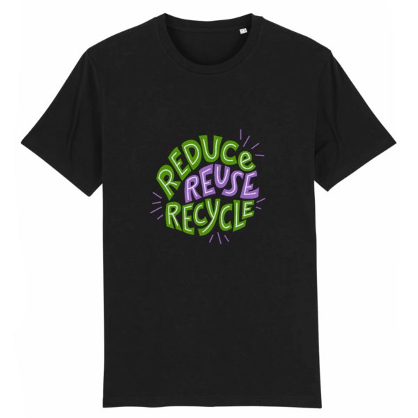 T-shirt Artiste designer Hayden H " RECYCLE" - 100% Coton Bio