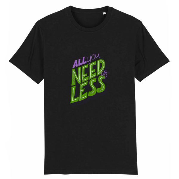 T-shirt Artiste designer Hayden H "ALL YOU NEED" - 100% Coton Bio