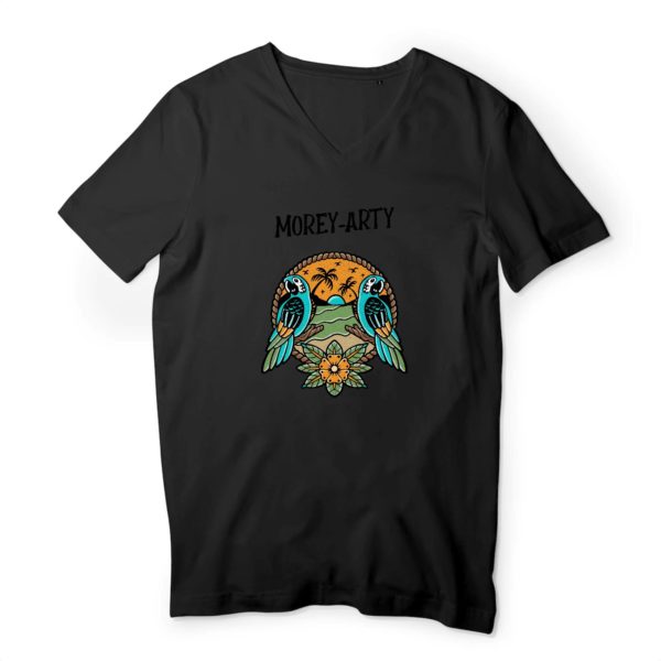 T-shirt Vintage "ARA" -Col V - 100% Coton Bio