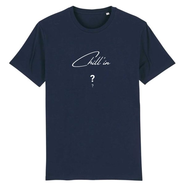 T-shirt personnalisé Chill'in Blanc- 100% Coton bio