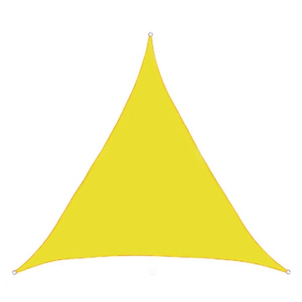 Voile d'ombrage triangulaire australe jaune