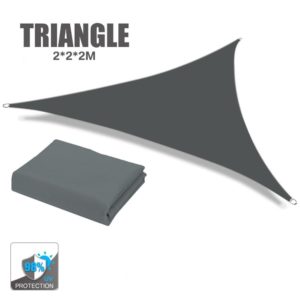 Voile d'ombrage triangulaire 2x2x2