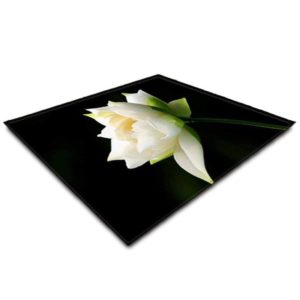 Tapis Fleur De Lotus Flanelle 3D Antidérapant - Royal Lotus
