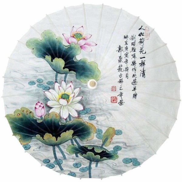 Parapluie Fleur de Lotus Asiatique Nénuphar - Royal Lotus