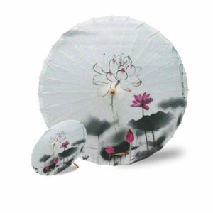 Parapluie-fleur-de-lotus