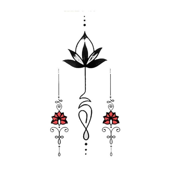 Tatouage Fleur de Lotus 3 Pièces - Royal Lotus