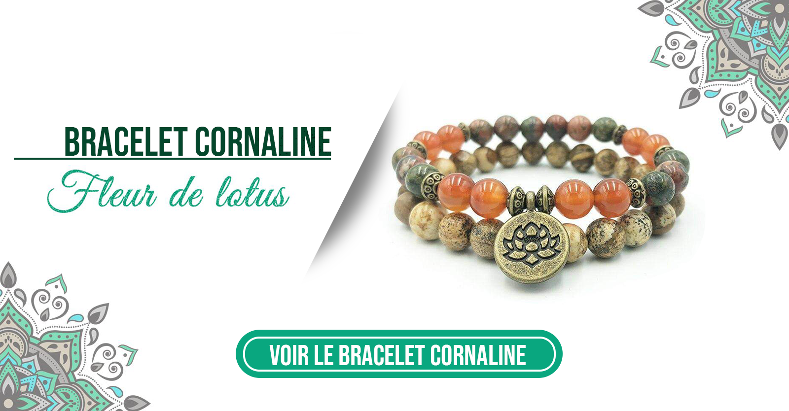 bracelet cornaline