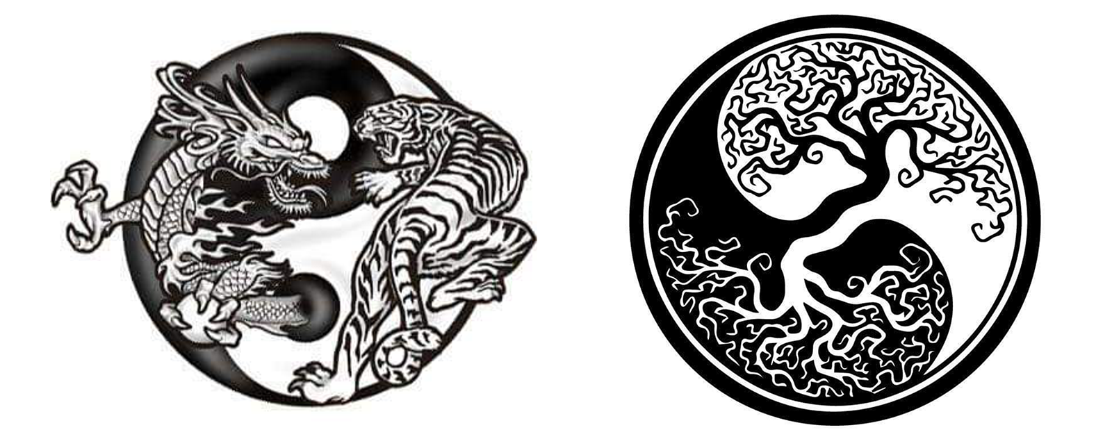 yin yang tribal
