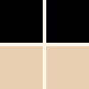 Noir + Noir + Beige + Beige