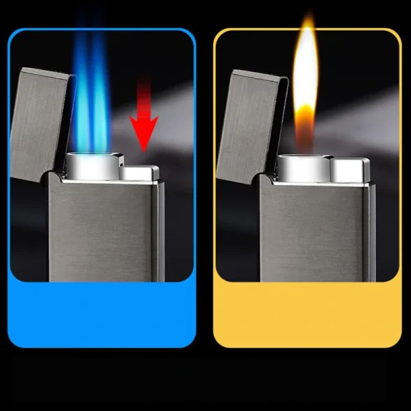 Briquet rechargeable jeu de cartes métallique haute qualité flamme d –  Super-bonplan
