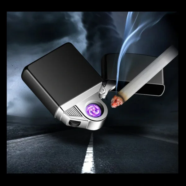 Briquet USB Arc Rotatif Cigarette