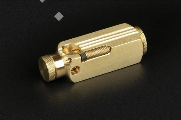 Briquet Essence Classique Laiton Fait Main