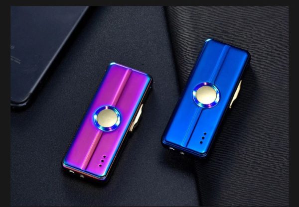 Briquet USB Tungstène Bleu Violet
