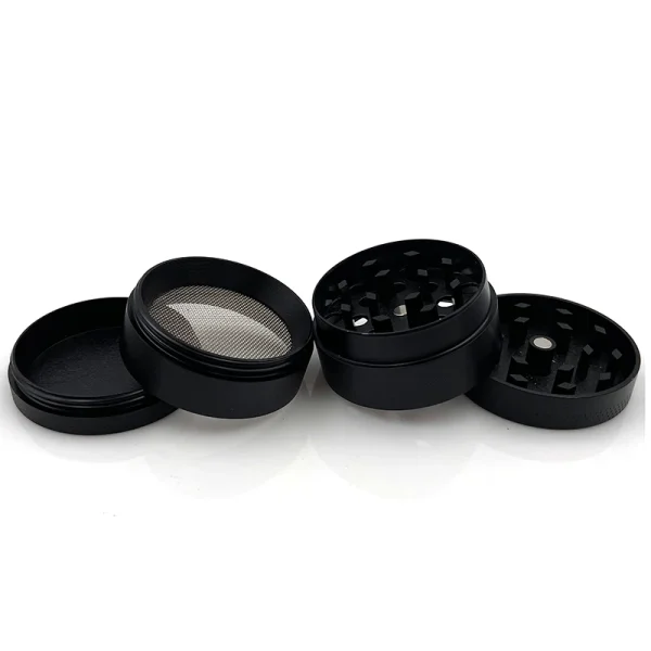 Grinder Weed 4 Couches 40mm Noir Ouvert