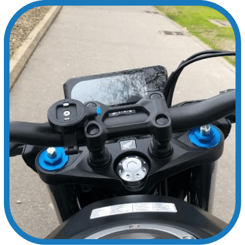 support téléphone smartphone moto compact clipandgo clip&go clip and go