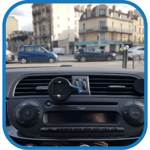 support téléphone smartphone voiture aération clipandgo clip&go clip and go