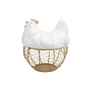 Panier à oeuf doré