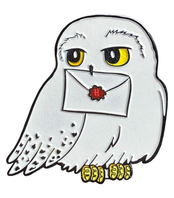Badge Hedwig avec lettre d'acceptation