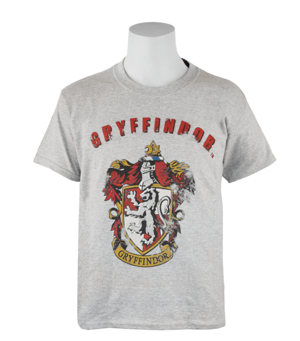 T-shirt gris pour enfants Gryffondor