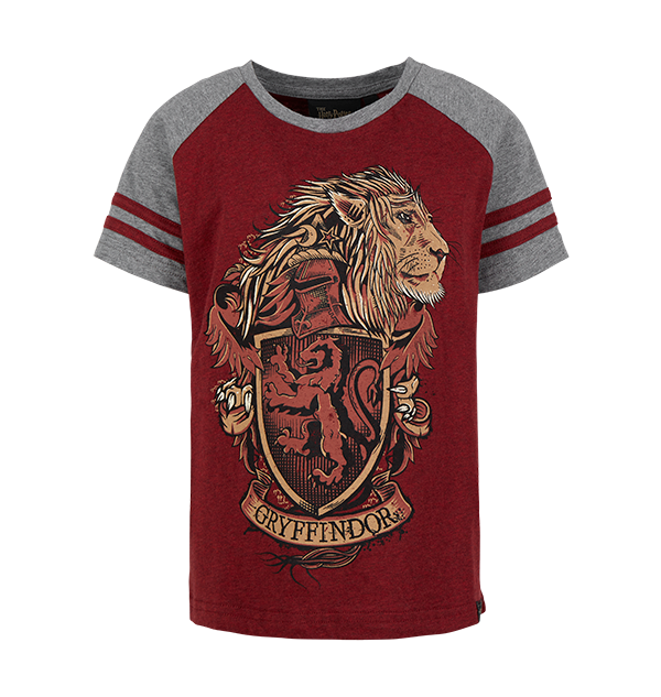 T-shirt pour enfants Gryffondor rouge