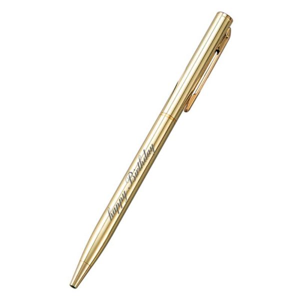 stylo à bille montblanc doré