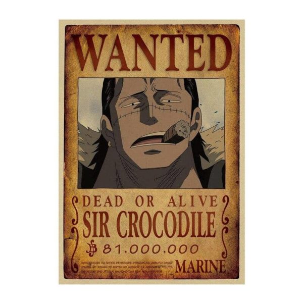 poster one piece crocodile