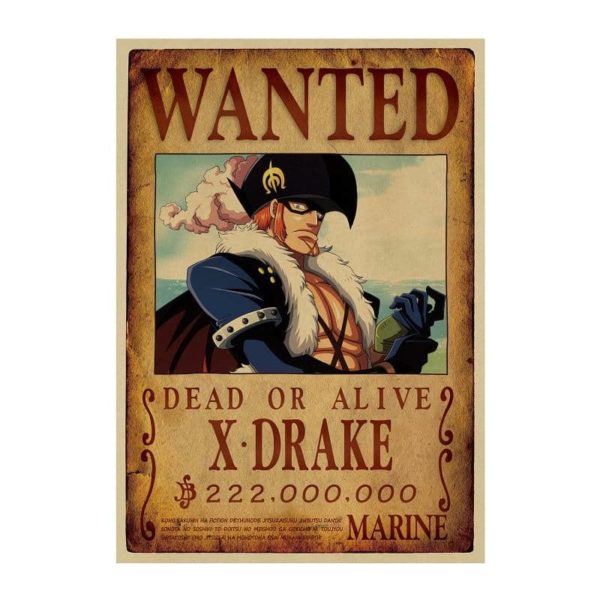 poster one piece x-drake