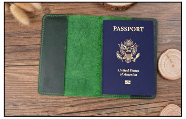 Étui pour Passeport États-Unis d'Amérique Cuir