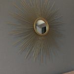 Miroir mural suspendu en métal moderne photo review