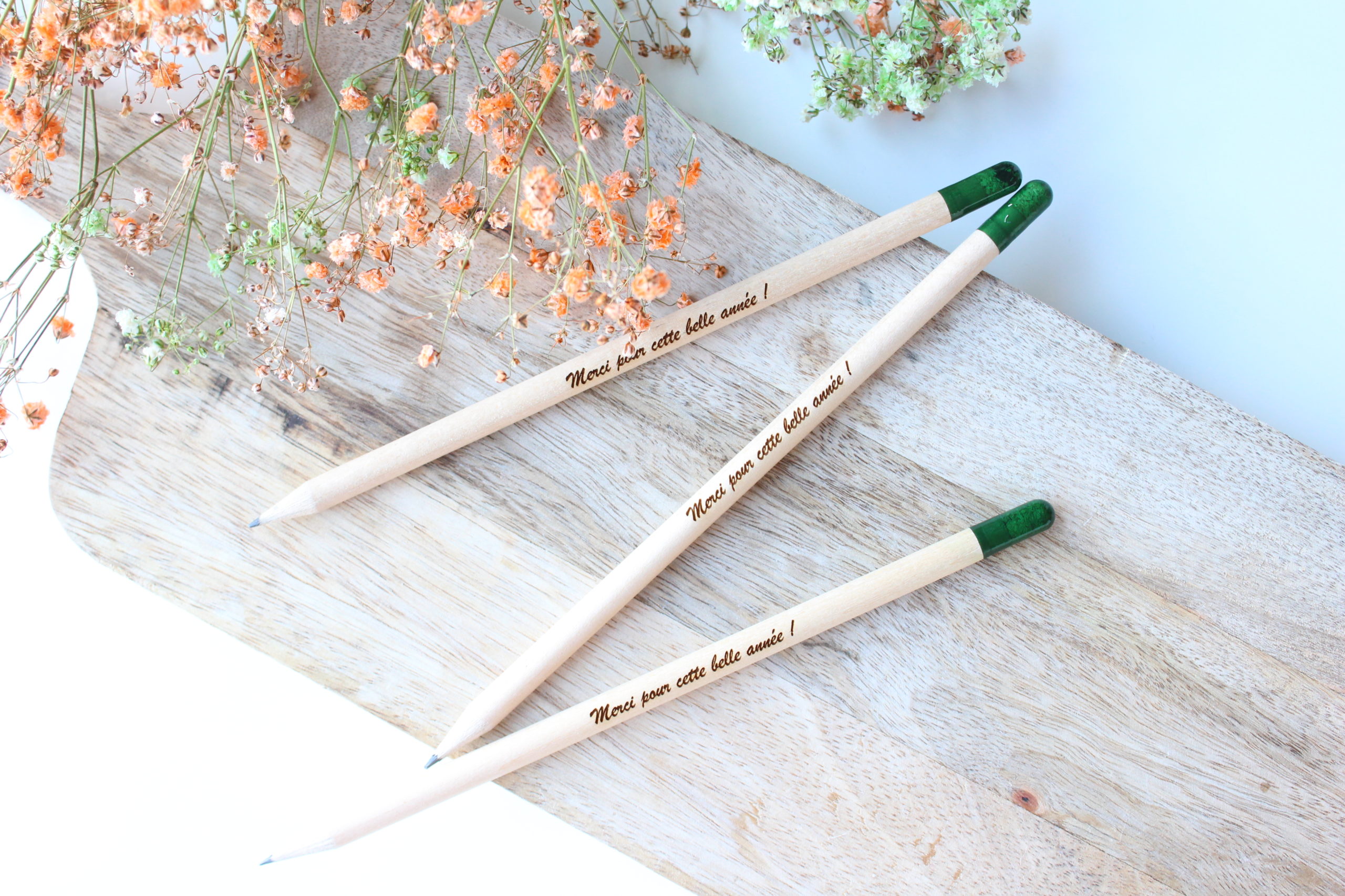 Crayon à planter avec calendula ou lin
