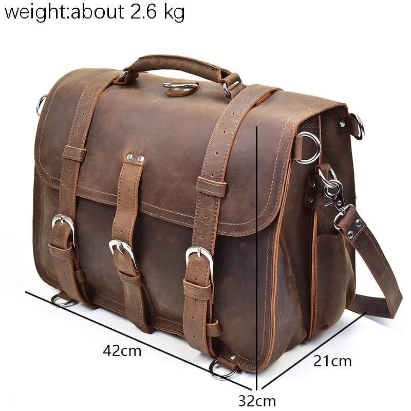 Sac à Dos de Voyage en Cuir Véritable 5 Sac à Dos de Voyage en Cuir Véritable