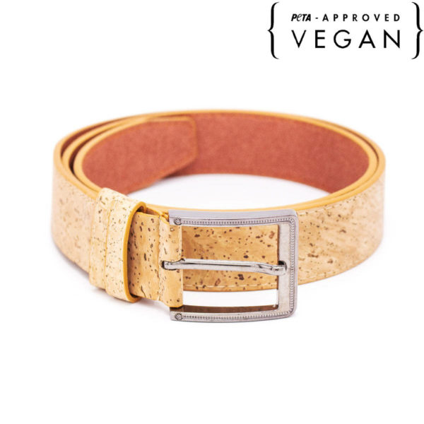 face ceinture en liège new wood avec logo peta approved vegan