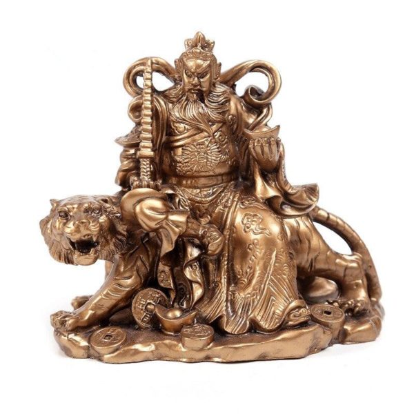 statue tigre zhao master tiger bronze