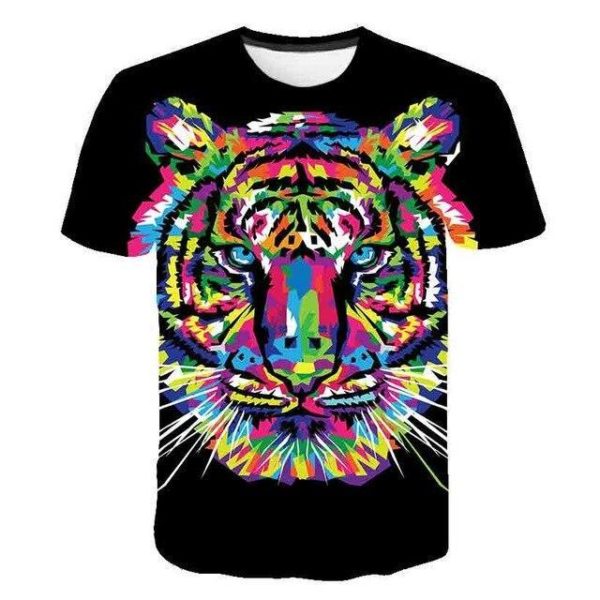 T-Shirt Tigre Arlequin