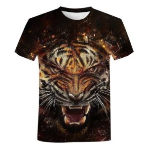 T-Shirt Tigre explosion de fureur